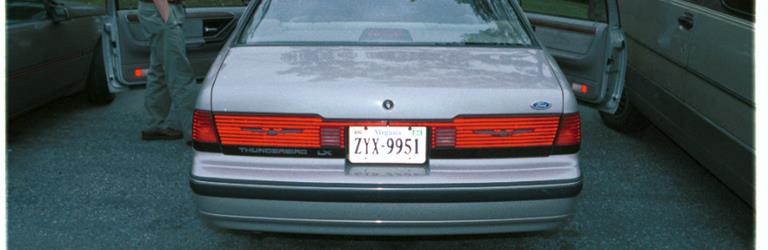 1989 Ford Thunderbird Exterior 1989 Ford Thunderbird Exterior