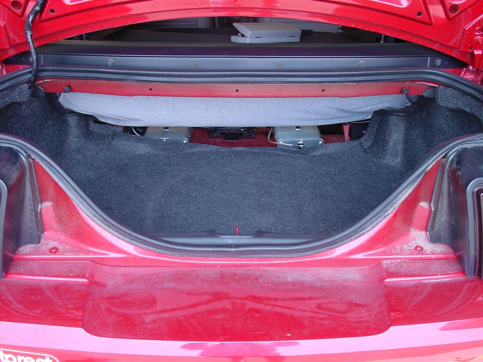 Ford Mustang coupe trunk