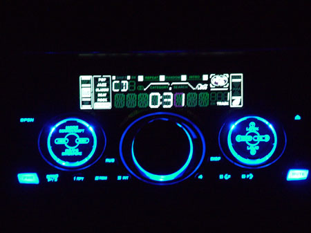 Dual 7700 CD Player at Night