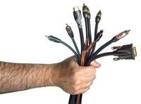 Wires in hand