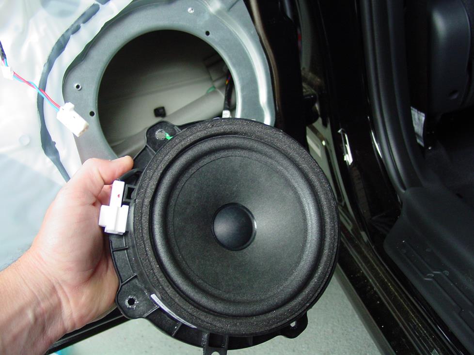 The rear factory speaker (Crutchfield Research Photo)