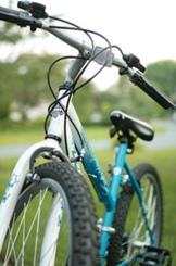 Bike in focus