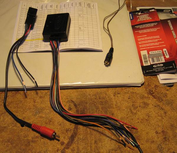 Steering wheel controls adapter