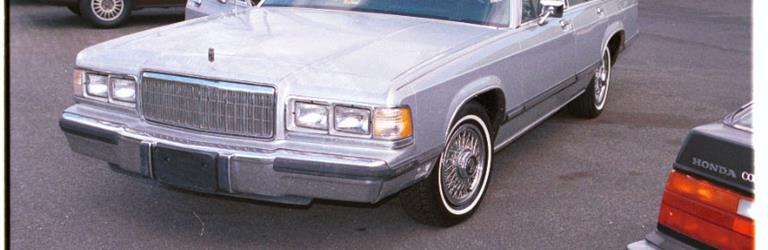 1987 Mercury Grand Marquis Exterior 1987 Mercury Grand Marquis Exterior
