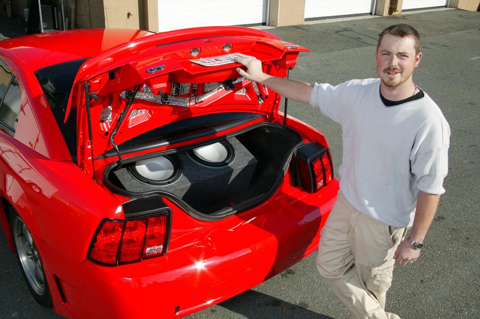 Subwoofers in the trunk