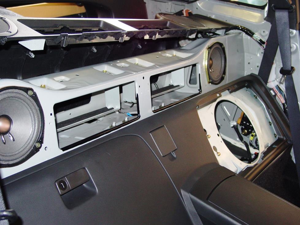 350Z rear deck speakers