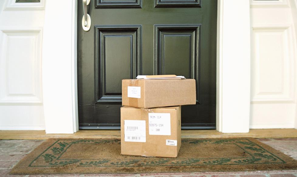 Package on doorstep