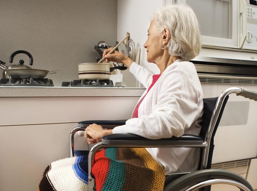 Grandma cooking