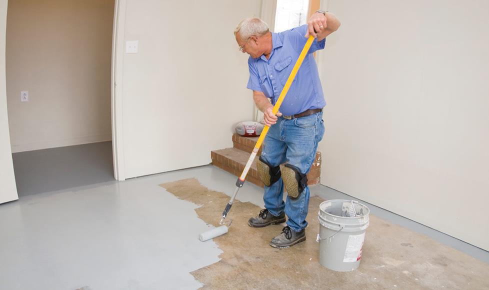 Contractor working