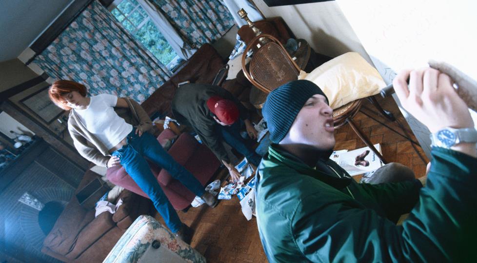Home break-in in color