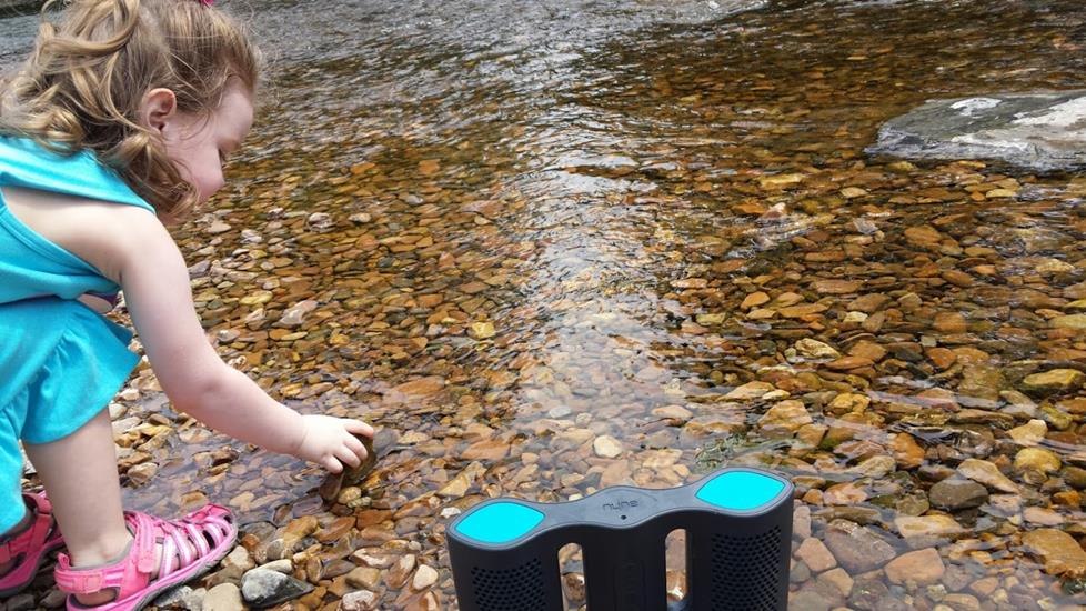 Nyne Aqua in the river