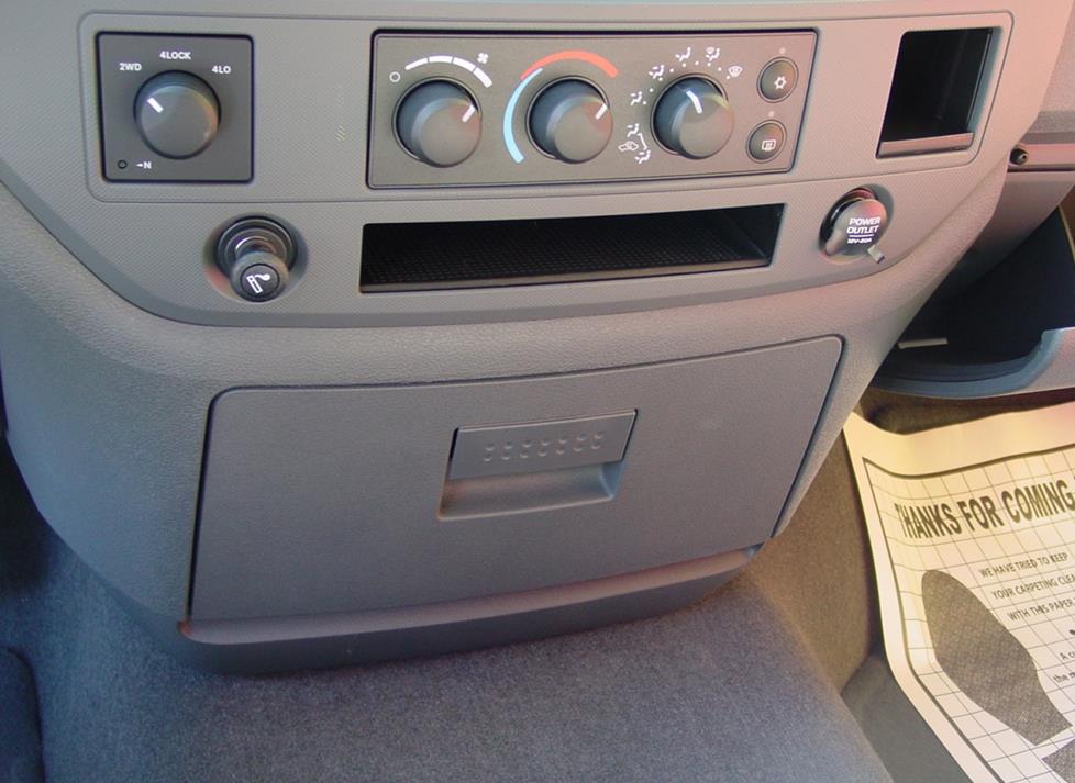 dodge ram center dash