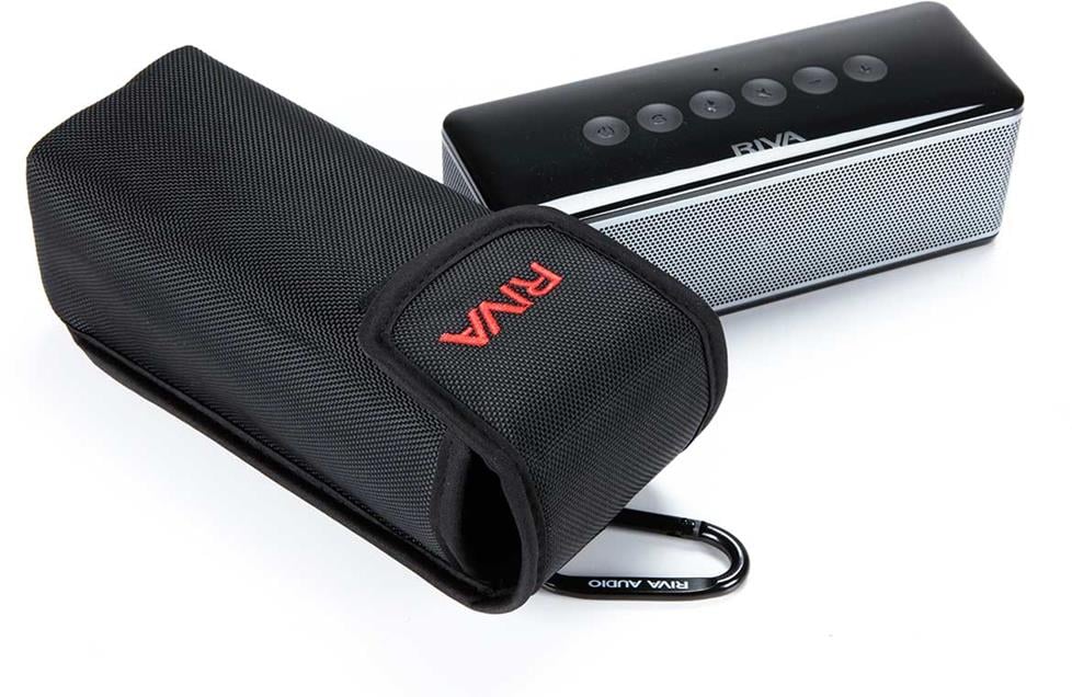 RIVA S portable Bluetooth speaker with case