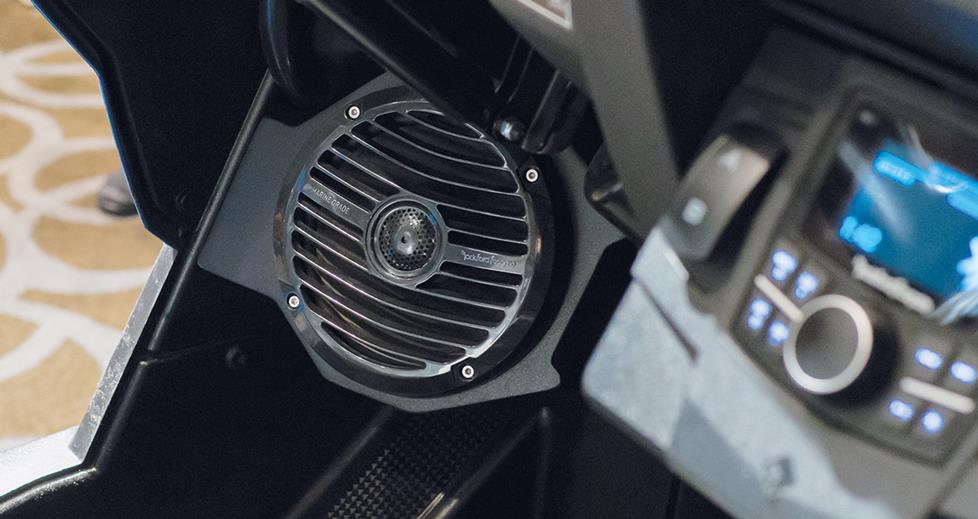 speaker installed