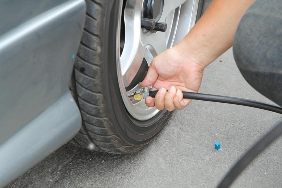 Tire pressure display