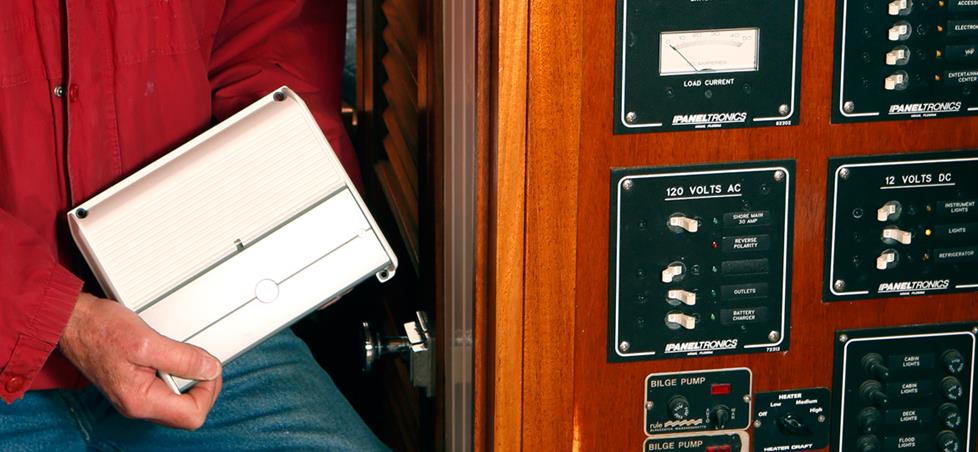 An amp on a boat