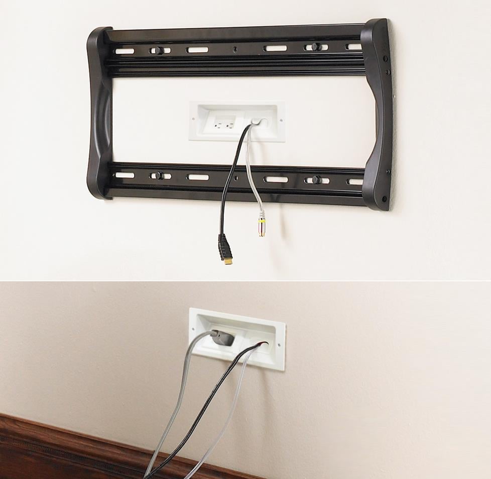 TV wall plate