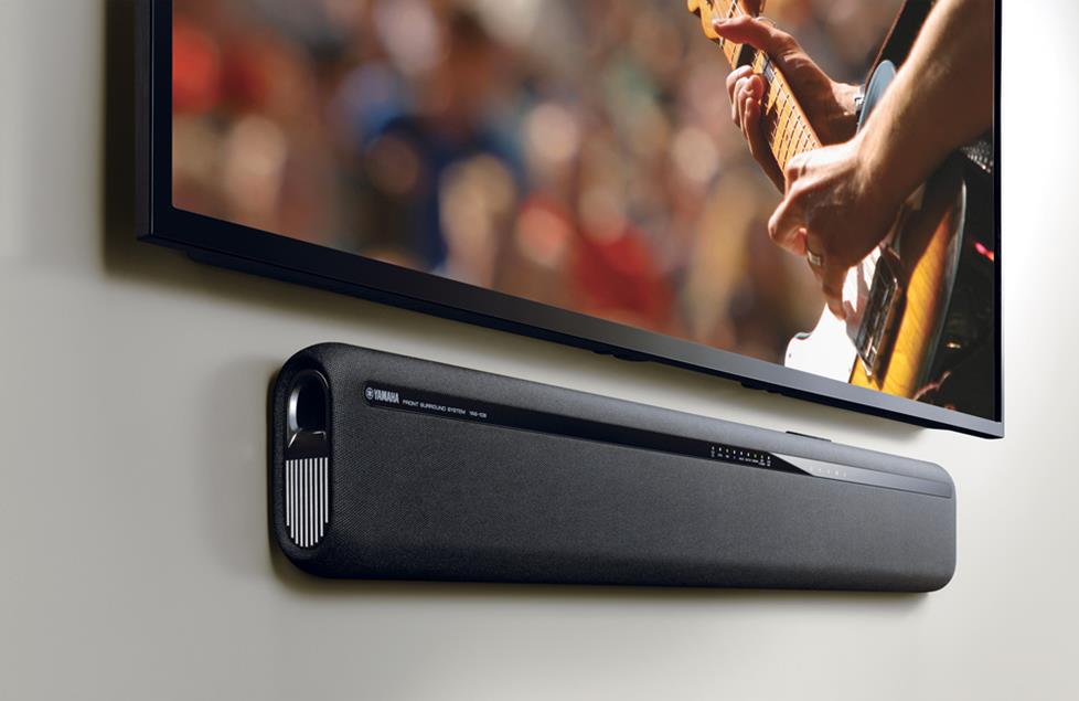 A sound bar brings TV sound to life