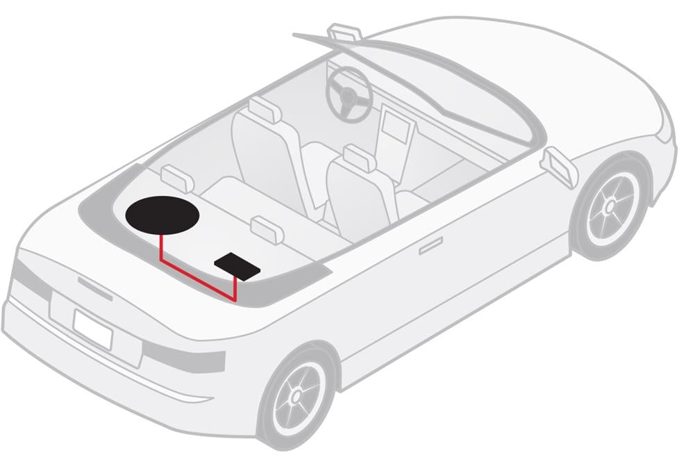 Diagram of mono subwoofer amp