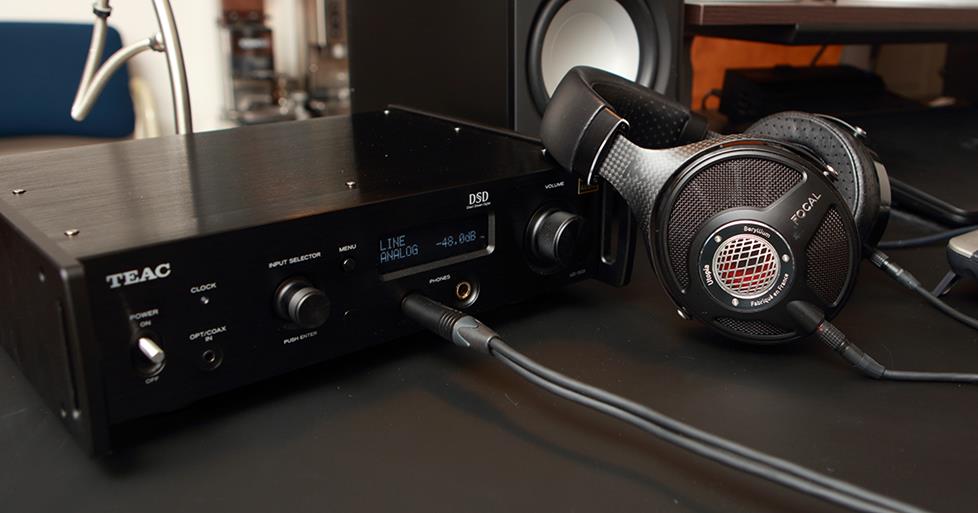 Teac headphone amp and Focal Utopia headphones