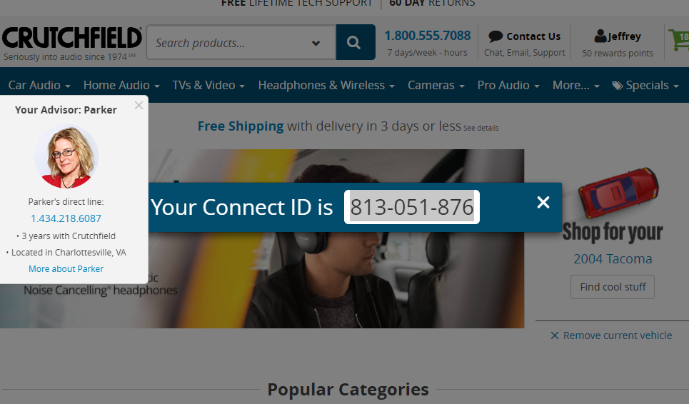 Connect ID open on the computer.