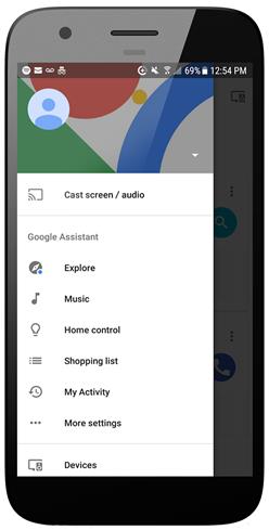 phone with mirroring screen