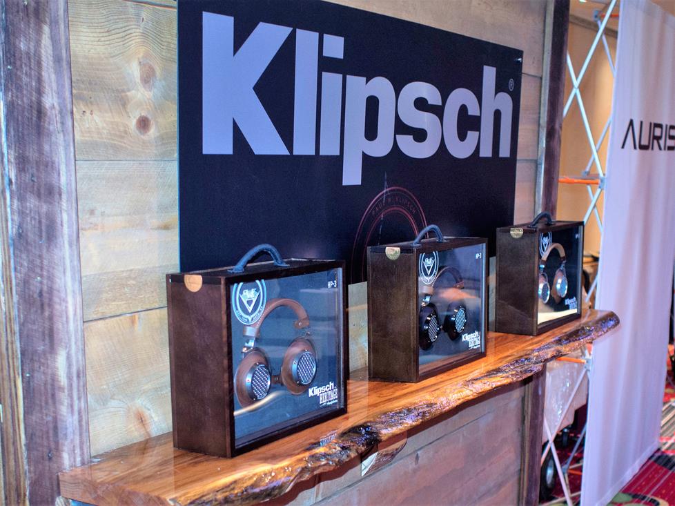 The Klipsch booth