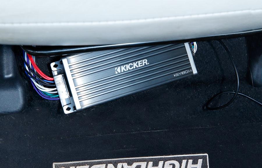 Amp in Krissy's car