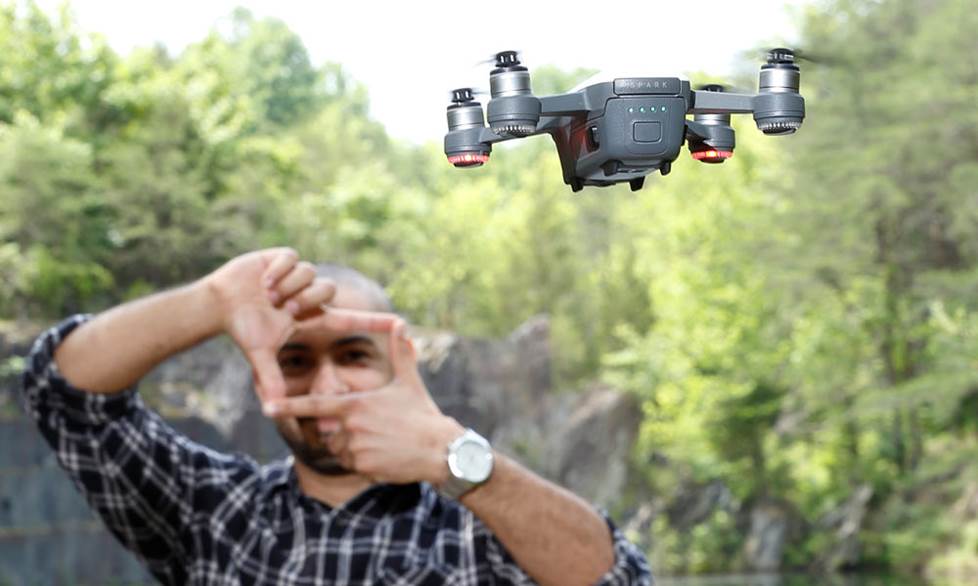 Crutchfield Advisor Carlos and DJI Mavic drone
