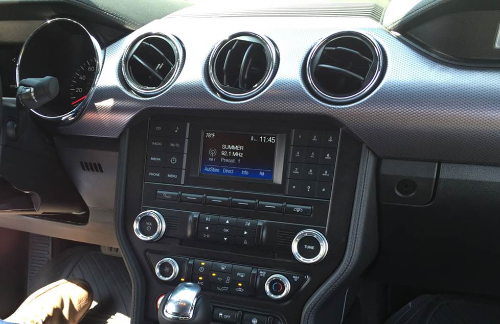 ford mustang factory radio