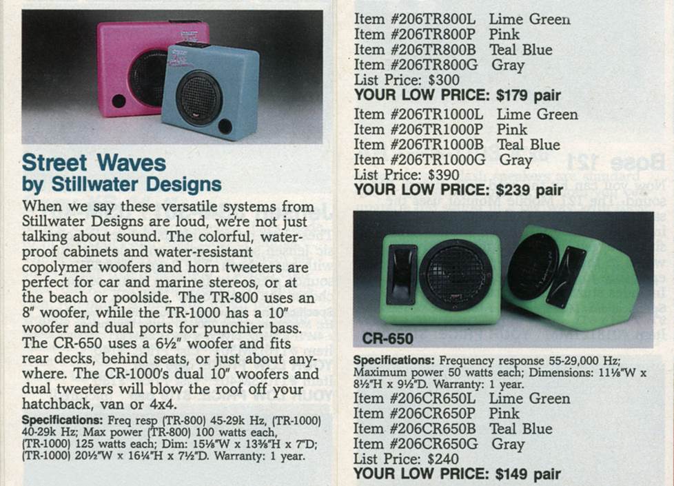Colorful speakers
