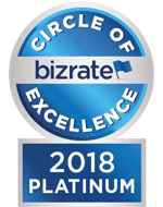Bizrate Platinum Circle of Excellence - 19 years in a row