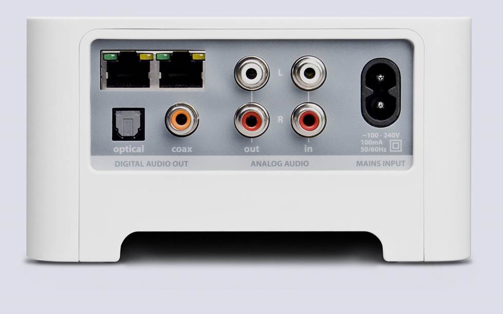 Sonos Connect back panel