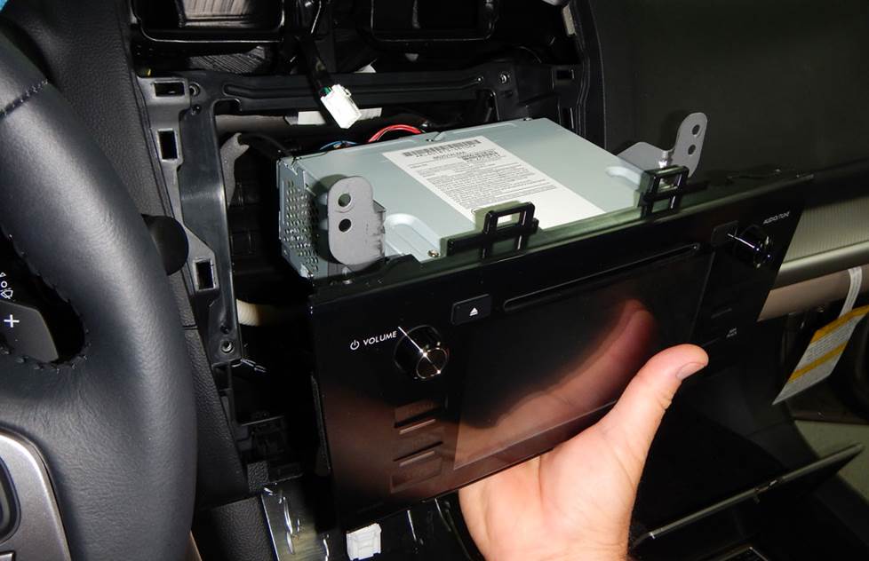 subaru outback radio removal