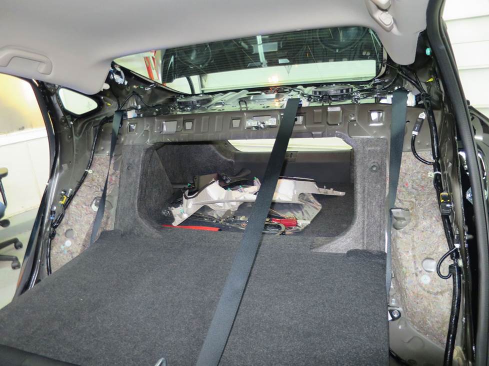 honda civic sedan rear deck speaker removal