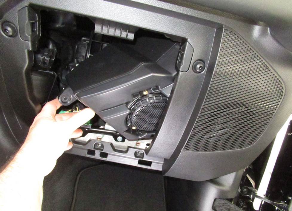 jeep wrangler knee panel speaker