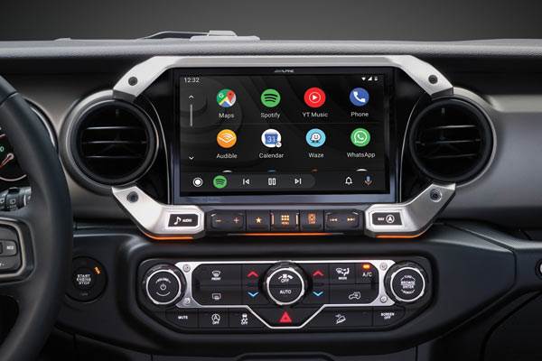 Alpine's X409-WRA-JL all-weather digital multimedia nav radio turns the dash of your 2018-up Wrangler JL or 2020 Gladiator into a new command center.