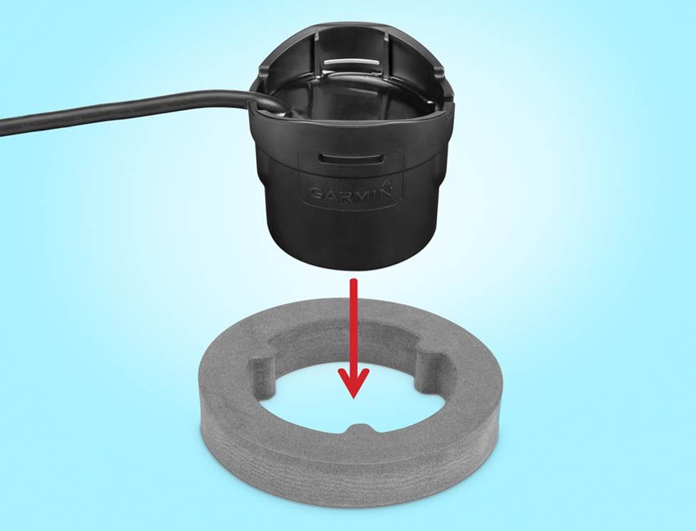 In-hull transducer mounted