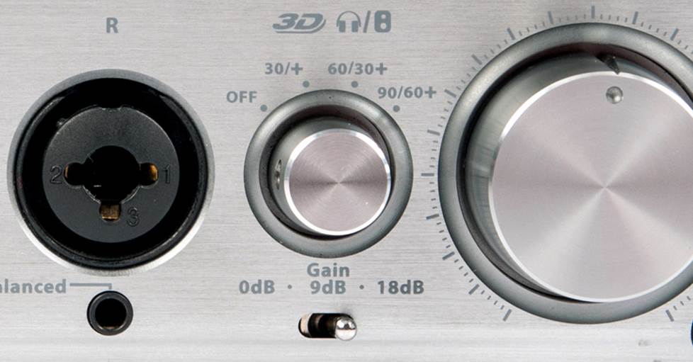 Gain control on the Ifi Audio iCan