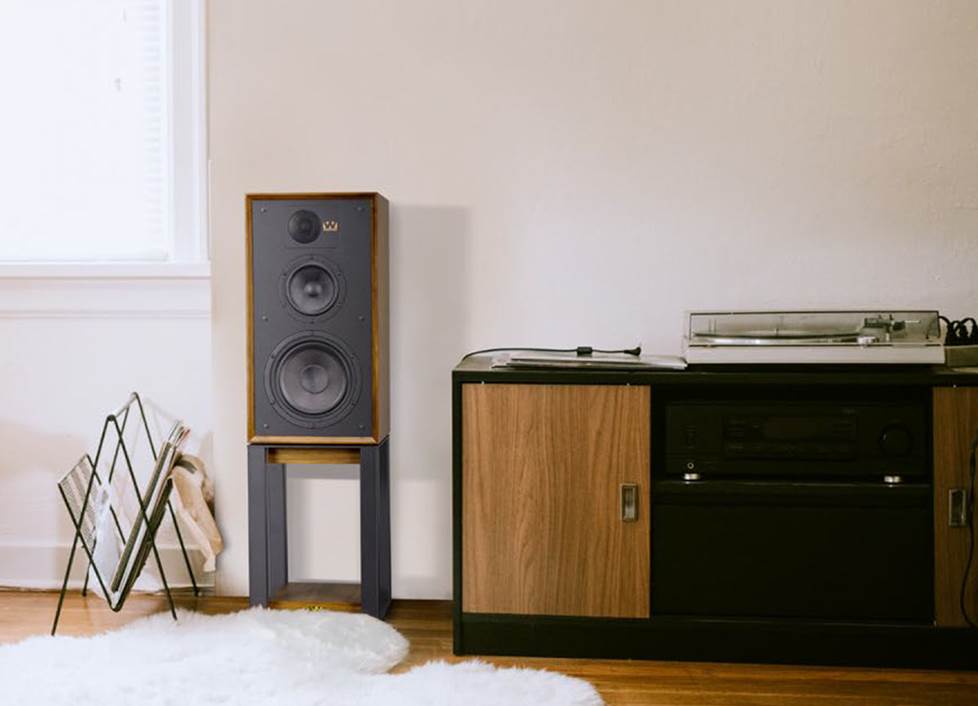 Wharfedale Linton speaker in a room
