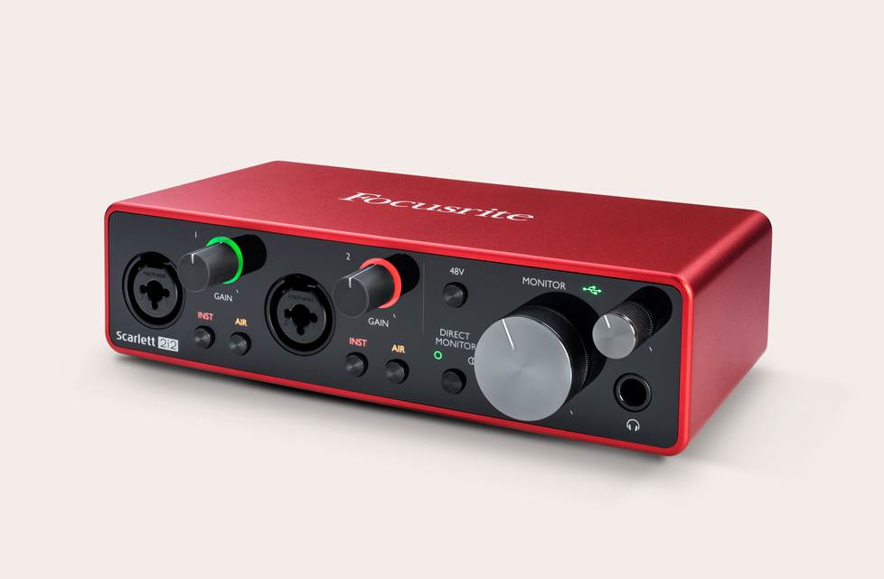 focusrite scarlett usb interface
