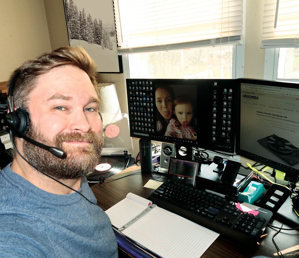 work from home with good lighting