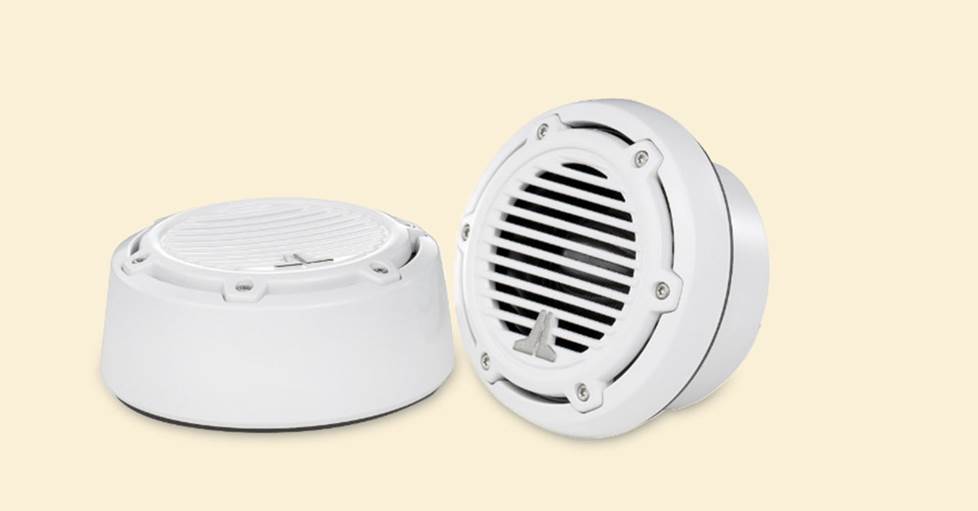 JL Audio M100-CT-CG-WH 1" marine tweeters (White w/ "Sport" grilles)