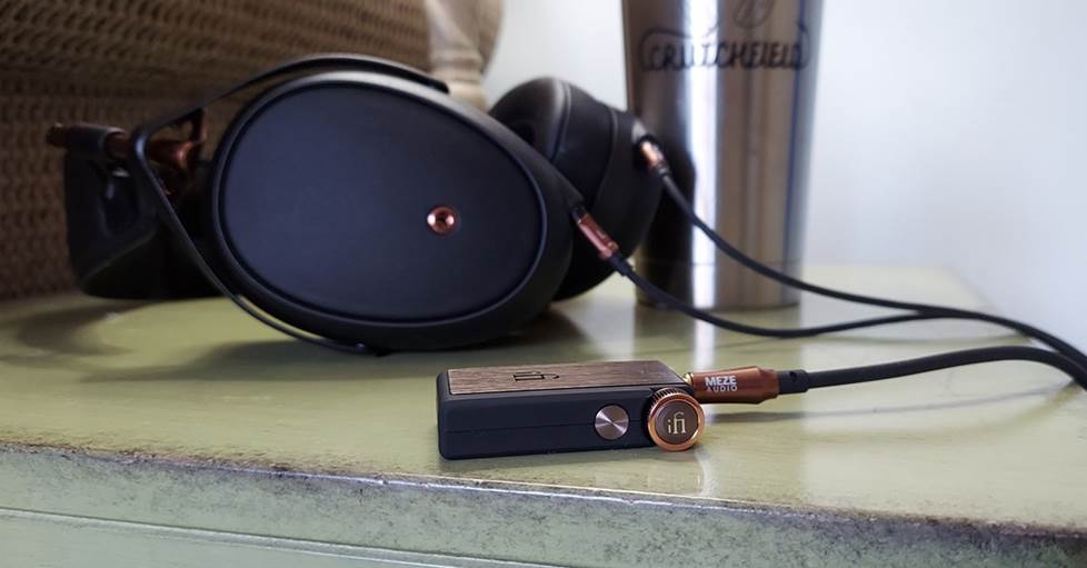 Headphone and iFi audio amp