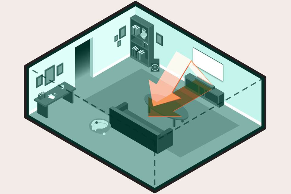 dolby atmos soundbar sound illustration