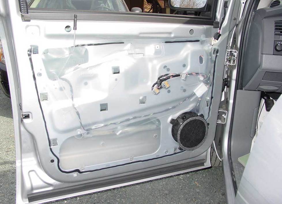 dodge durango front door speakers