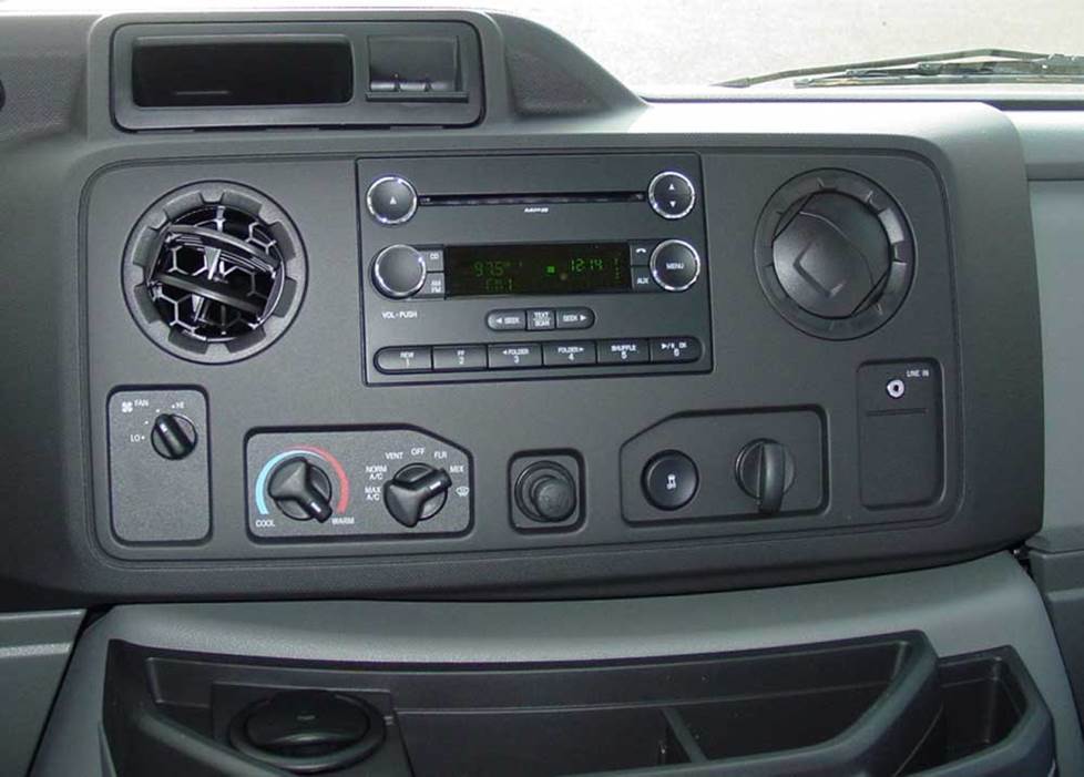 Ford E-Series radio