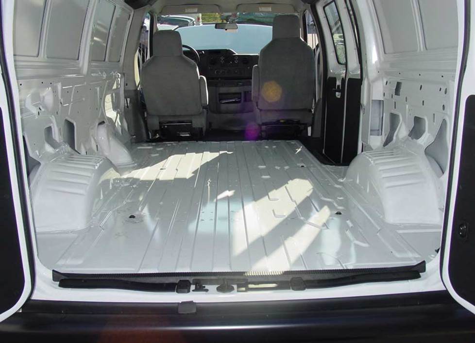 Ford E-Series cargo area