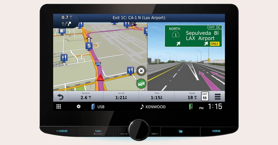 Kenwood DNR1008RVS navigation receiver