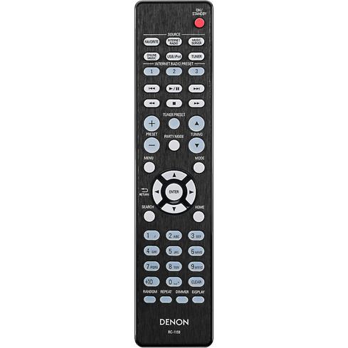 Denon DNP-720AE network music player with Apple AirPlay (remote)